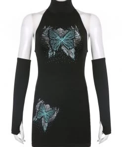Own Saviour Butterfly Pieces Dress