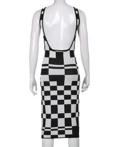 Own Saviour New In Block Knit Midi Dress