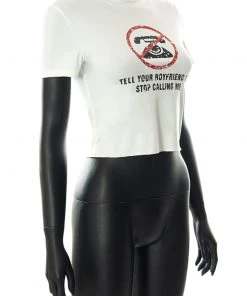 Own Saviour Stop Calling Me Crop New In