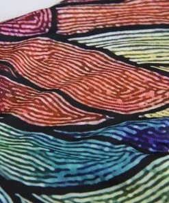 Own Saviour Multicolour Butterfly Halter Crop