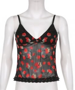 Own Saviour Strawberry Mesh Crop New In