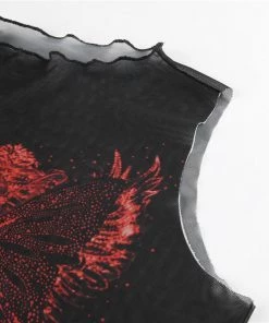 Own Saviour Mesh Butterfly Crop