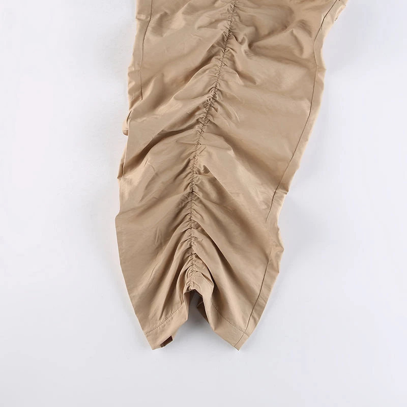 Own Saviour Green/Khaki Ruched Jogger Pants New In 14 Own Saviour Green/Khaki Ruched Jogger Pants New In