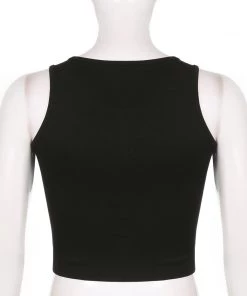 Own Saviour Rhinestone Butterfly Tank Crop New In