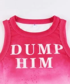 Own Saviour Dump Him Tank Vest Crop New In