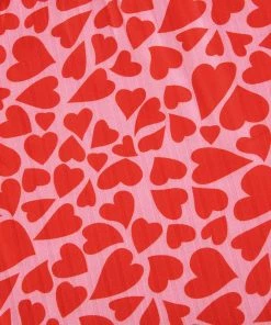 Own Saviour Pink Heart Ribbed Crop New In