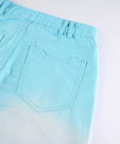 Own Saviour Wide Leg Gradient Jeans