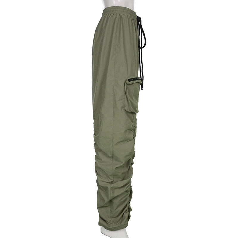 Own Saviour Green/Khaki Ruched Jogger Pants New In 6 Own Saviour Green/Khaki Ruched Jogger Pants New In