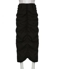 Own Saviour Black/Green Ruched Cargo Skirt New In