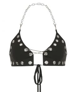 Own Saviour New In Chain Halter Bra Crop