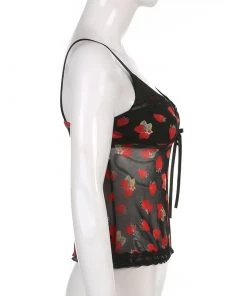 Own Saviour Strawberry Mesh Crop New In