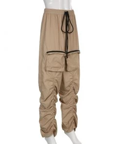 Own Saviour Green/Khaki Ruched Jogger Pants New In 22 Own Saviour Green/Khaki Ruched Jogger Pants New In