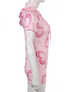 Own Saviour New In Pink Heart Playsuit