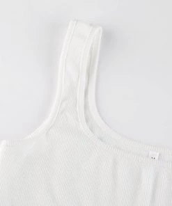 Own Saviour White/Black/Pink/Khaki/Brown Knitted Vest Crop