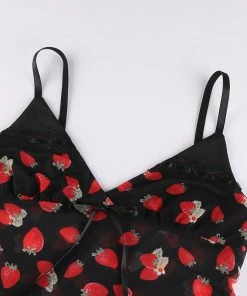 Own Saviour Strawberry Mesh Crop New In