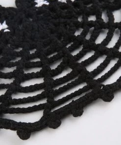 Own Saviour New In Crochet Web Halter Crop