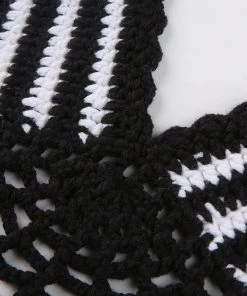 Own Saviour New In Crochet Web Halter Crop