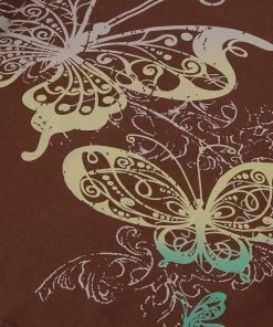 Own Saviour Black/Brown Big Butterfly Crop