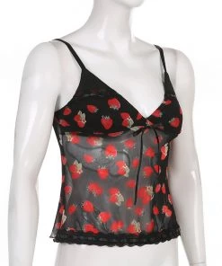 Own Saviour Strawberry Mesh Crop New In