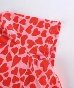 Own Saviour Pink Heart Ribbed Crop New In