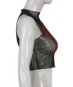 Own Saviour Mesh Butterfly Crop