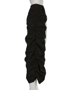 Own Saviour Black/Green Ruched Cargo Skirt New In