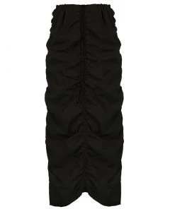 Own Saviour Black/Green Ruched Cargo Skirt New In