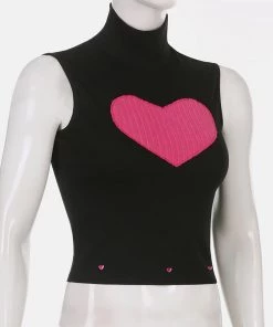 Own Saviour Knitted Heart Tank New In