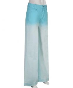 Own Saviour Wide Leg Gradient Jeans