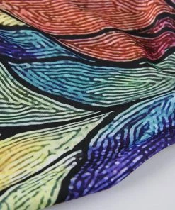 Own Saviour Multicolour Butterfly Halter Crop