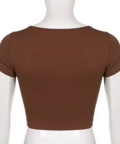 Own Saviour Black/Brown Big Butterfly Crop