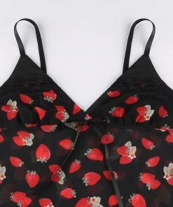 Own Saviour Strawberry Mesh Crop New In