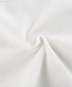 Own Saviour White/Black/Pink/Khaki/Brown Knitted Vest Crop