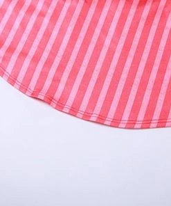 Own Saviour Hot Pink Striped Halter Crop New In