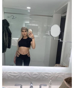 Own Saviour Hip Cut Out Flare Pants