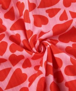 Own Saviour Pink Heart Ribbed Crop New In