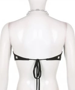 Own Saviour New In Chain Halter Bra Crop