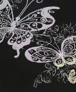 Own Saviour Black/Brown Big Butterfly Crop