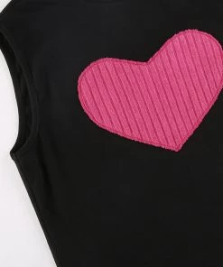 Own Saviour Knitted Heart Tank New In