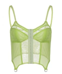 Own Saviour Neon Lace Corset Crop