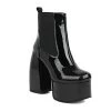 Own Saviour Curve Heel Platform Boots