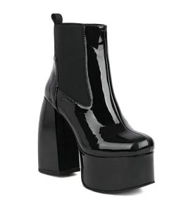 Own Saviour Curve Heel Platform Boots