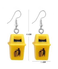Own Saviour Trash Can Earrings Accessories