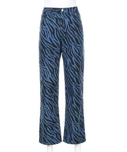 Own Saviour Blue Zebra Jeans Pants