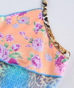 Own Saviour Dresses + Sets Mixed Print Halter Dress