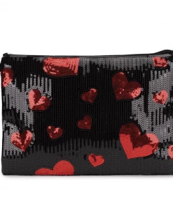 Own Saviour Sequin Heart Clutch Bag Bags
