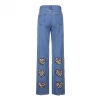 Own Saviour Leopard Heart Jeans New In