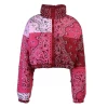 Own Saviour Jackets Paisley Bandana Puffer Jacket