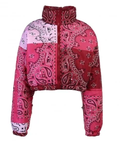 Own Saviour Jackets Paisley Bandana Puffer Jacket