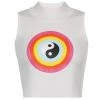 Own Saviour Rainbow Yin Yang Crop New In